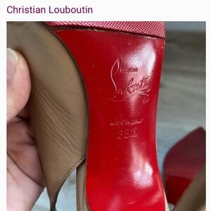 Christian Louboutin sling backs